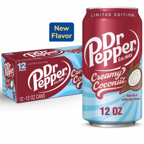 Dr Pepper Creamy Coconut Soda - Soft Sip