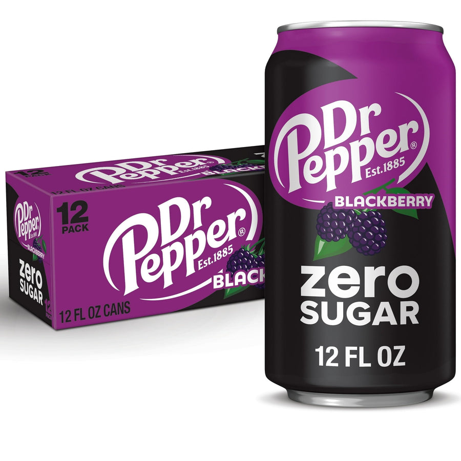Dr Pepper Blackberry Zero Sugar Soda - Easy Sip