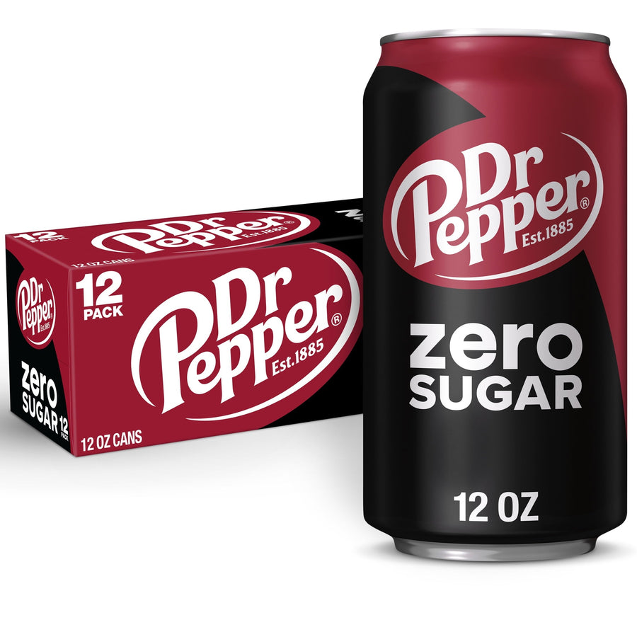 Dr Pepper Zero Sugar Soda - Essential Sip